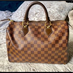 Louis Vuitton Speedy Damier Ebene 25 purse